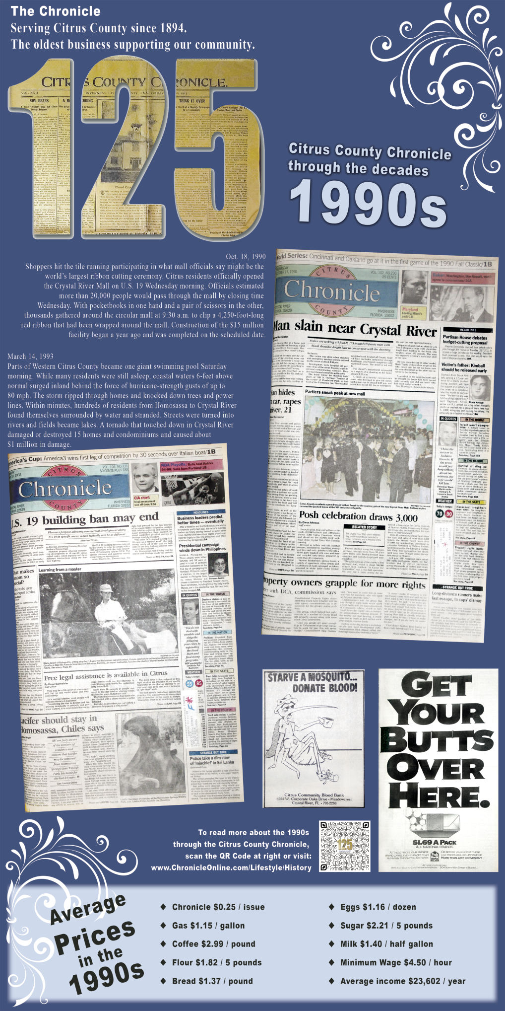 Chronicle through the decades 1990s